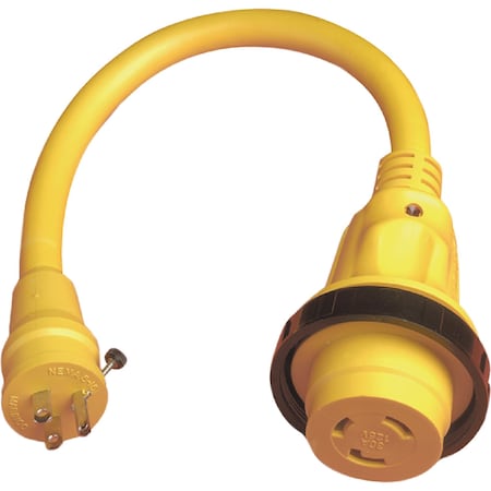 Marinco Plug Adapter, Pigtail, L5-30R, 5-15P 104SPP